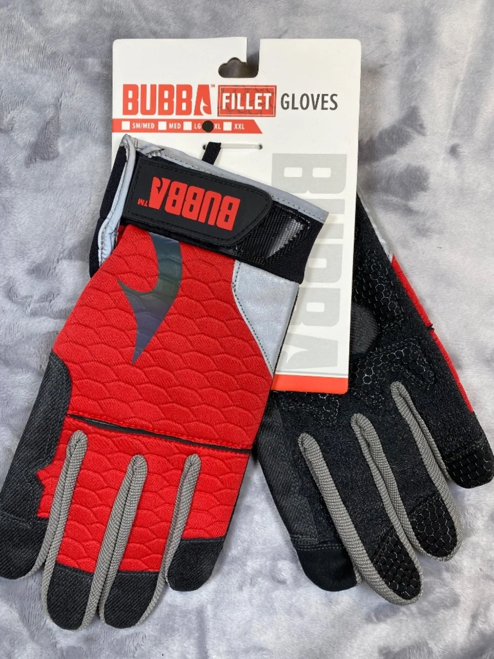 Bubba Fillet Knife and Fillet Gloves sz Medium - 5in Lucky Lew Folding Knife NEW
